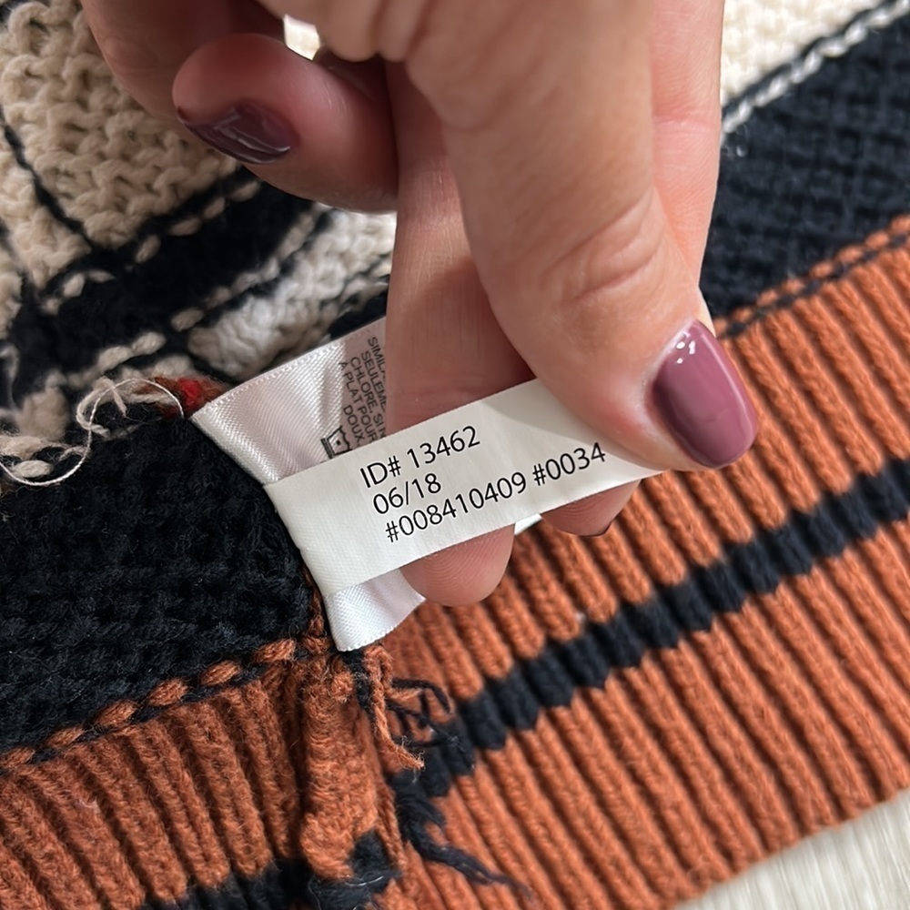 Express Color Block Open Front Knit Cardigan - image 8